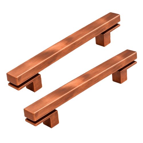Puxador Living Duplo 1000mm Vecchio Cobre Zen