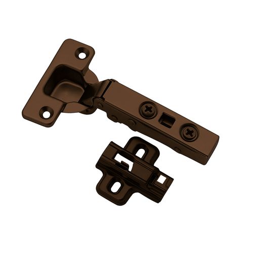 Dobradiça Reta com Amortecedor 330 Onix Metalla Clip Hafele