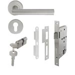 Fechadura Externa Anguli 55mm Inox Escovado Hafele 50760_0