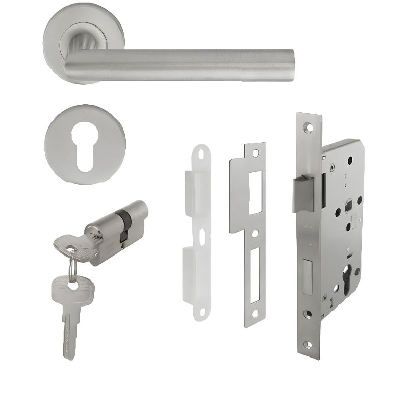 Fechadura Externa Anguli 55mm Inox Escovado Hafele 50760_0