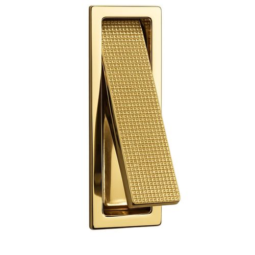 Puxador Piano de Embutir Pequeno Gold Zen