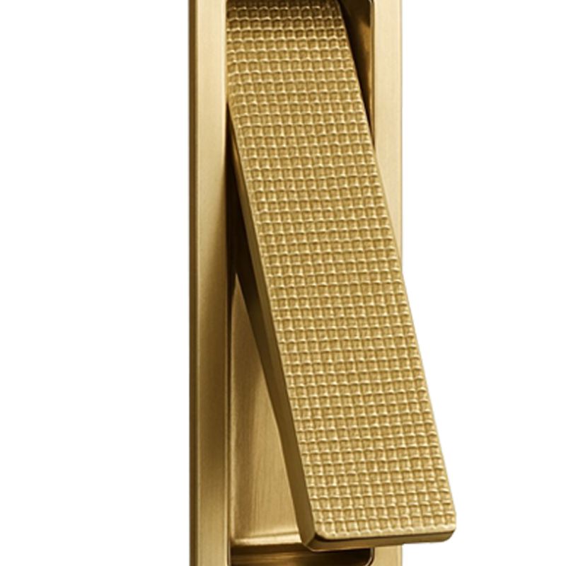 Puxador Piano de Embutir Pequeno Gold Escovado Zen 64550_02