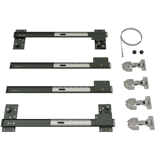 Kit Rivelato Ampio embutido 20-30mm Escamoteável 501mm 25kg Rometal