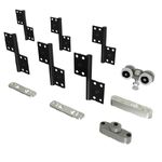 Kit Articolato Plus mais 2 folhas -Fix Canto-Centro- Dobradica Aluminio Rometal 82463_0