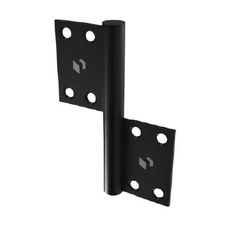 Dobradiça Preta Alumínio 4X3X2.5mm Articolato Plus Rometal