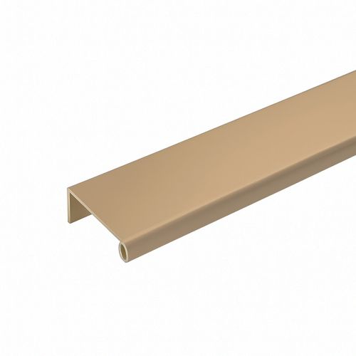 Puxador Perfil Facetato RM-183 3 Metros Champagne 1001 Rometal
