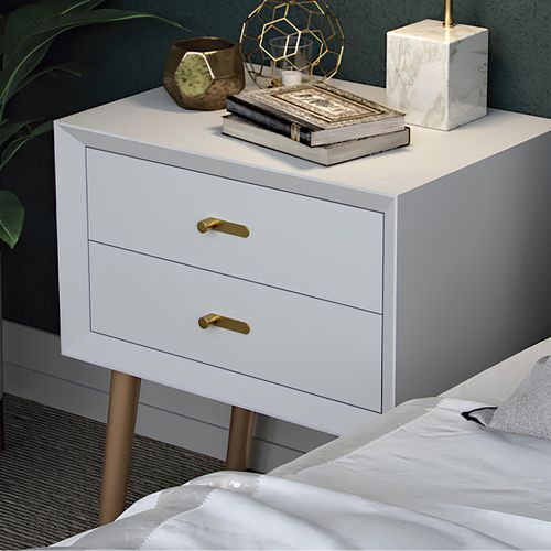 Puxador Rádio com Base Dourado Matte Zen
