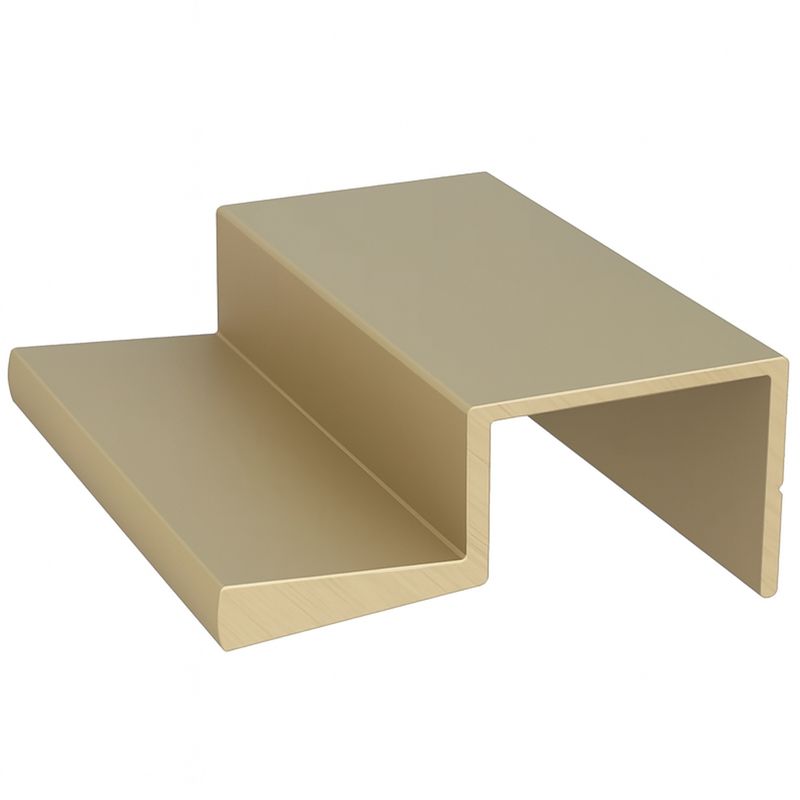 Puxador Perfil Rm-089 3 Metros Para 20mm Champagne Claro Rometal 48521_0