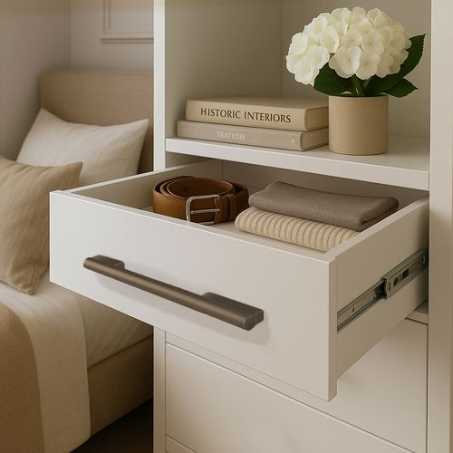 Puxador Sorento 672mm Branco Zen para Móveis Zen