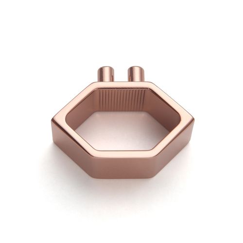 Puxador Elemento 11mm Rosê Zen