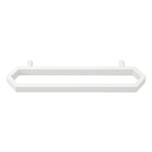 Puxador Elemento Zen 128 mm Branco para Móveis Zen Design