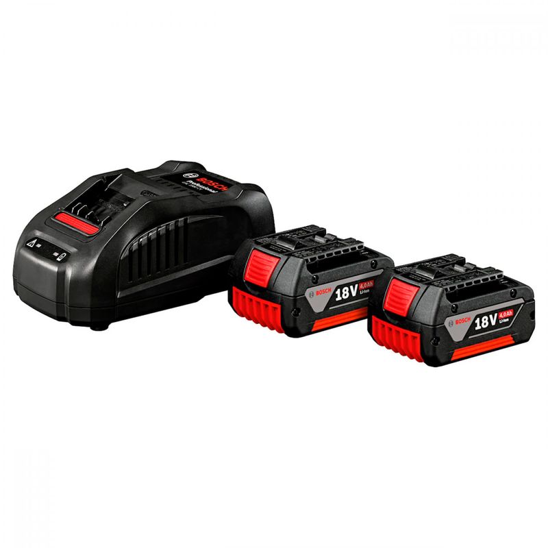 Kit 2 Baterias GBA 18V 1880 CV 127V e Carregador GAL 4.0Ah Bosch 66063_0