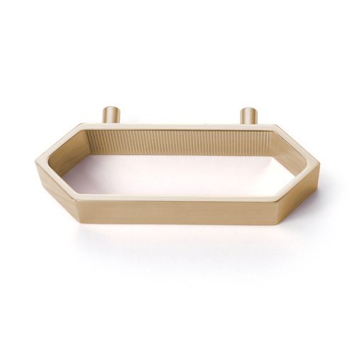 Puxador Elemento Zen 48mm Gold Escovado Zen