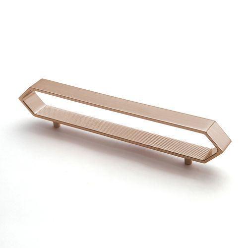 Puxador Elemento Zen 128mm Rosê Escovado Zen