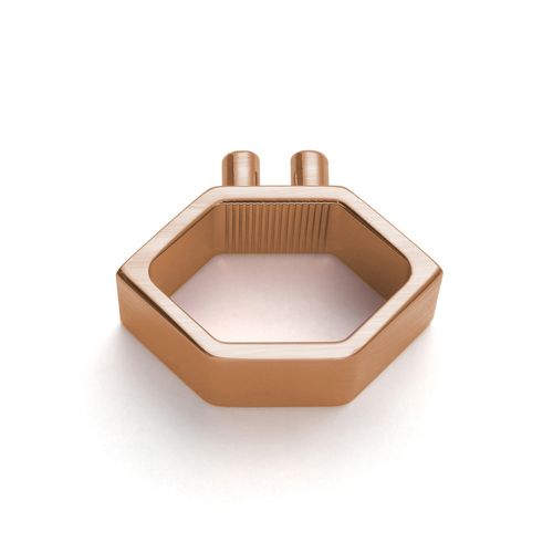 Puxador Elemento 11mm Rosê Escovado Zen