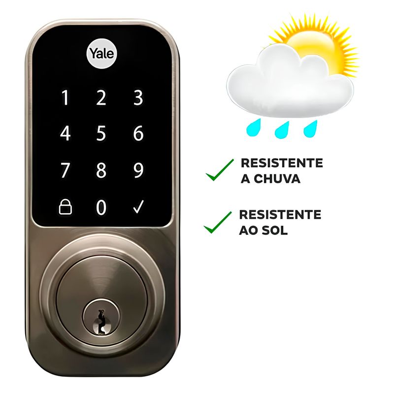 Fechadura Digital Ydd 120 Trinco Tubular Yale 59829_04