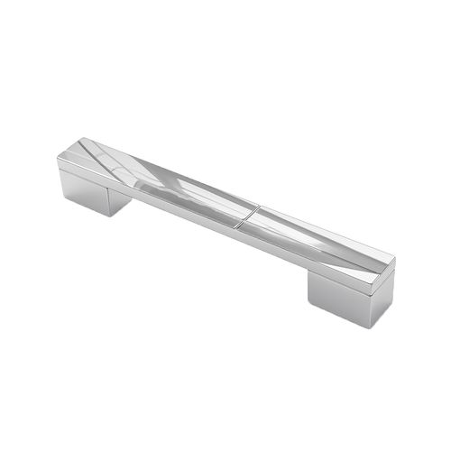 Puxador Santa Fé Cruzado 640mm Cromado Zen