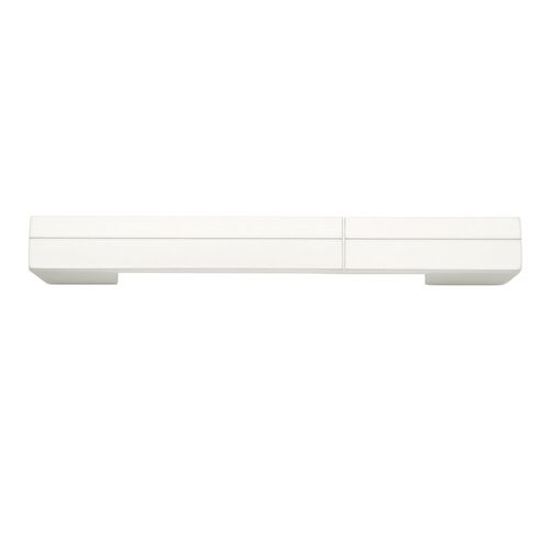 Puxador Santa Fé Cruzado 192mm Branco Zen