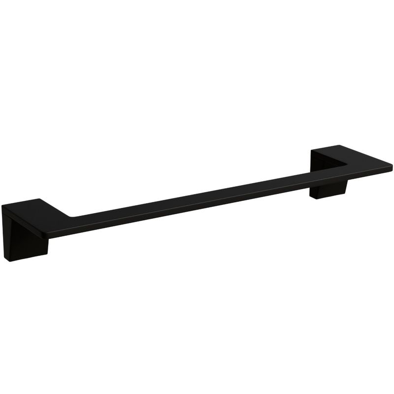Porta Toalha Arsoli 300 mm Aco Inox 304 Preto Italy Line 82751_0