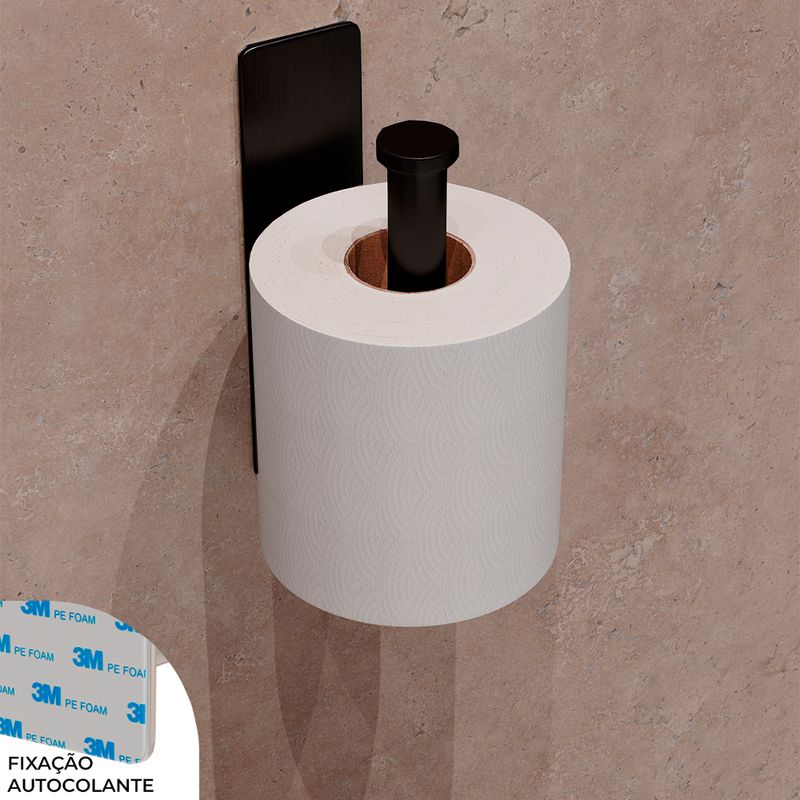 Papeleira Delia 150 mm Aco Inox 304 Preto Italy Line 82732_02