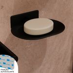 Porta Sabonete Delia 128 mm Aco Inox 304 Preto Italy Line 82738_02