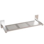 Porta Shampoo Delia 400 mm Aco Inox 304 Escovado Italy Line 82743_0
