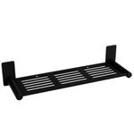 Porta Shampoo Delia 400 mm Aco Inox 304 Preto Italy Line 82744_0