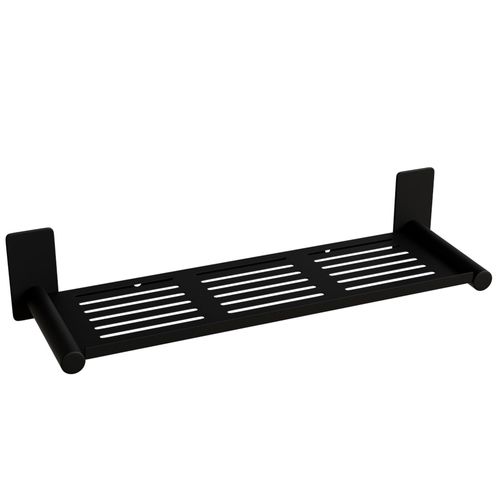 Porta Shampoo Delia 400 mm Aço Inox 304 Preto Italy Line