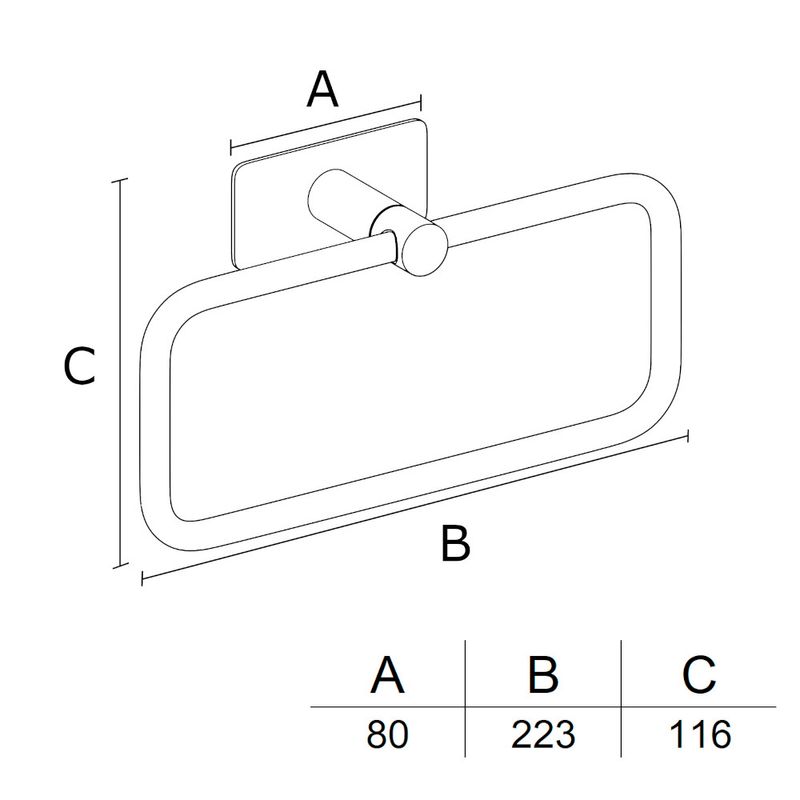 Porta Toalha Argola Delia Aco Inox 304 Escovado Italy Line 82747_03