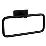Porta Toalha Argola Delia Aco Inox 304 Preto Italy Line 82748_0