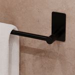 Porta Toalha Delia 300 mm Aco Inox 304 Preto Italy Line 82754_03
