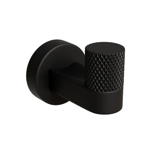 Cabide Zigrinato Diverse 55 mm Aço Inox 304 Preto Italy Line