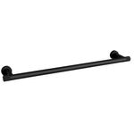 Porta Toalha Zigrinato Diverse 450 mm Aco Inox 304 Preto Italy Line 82761_0