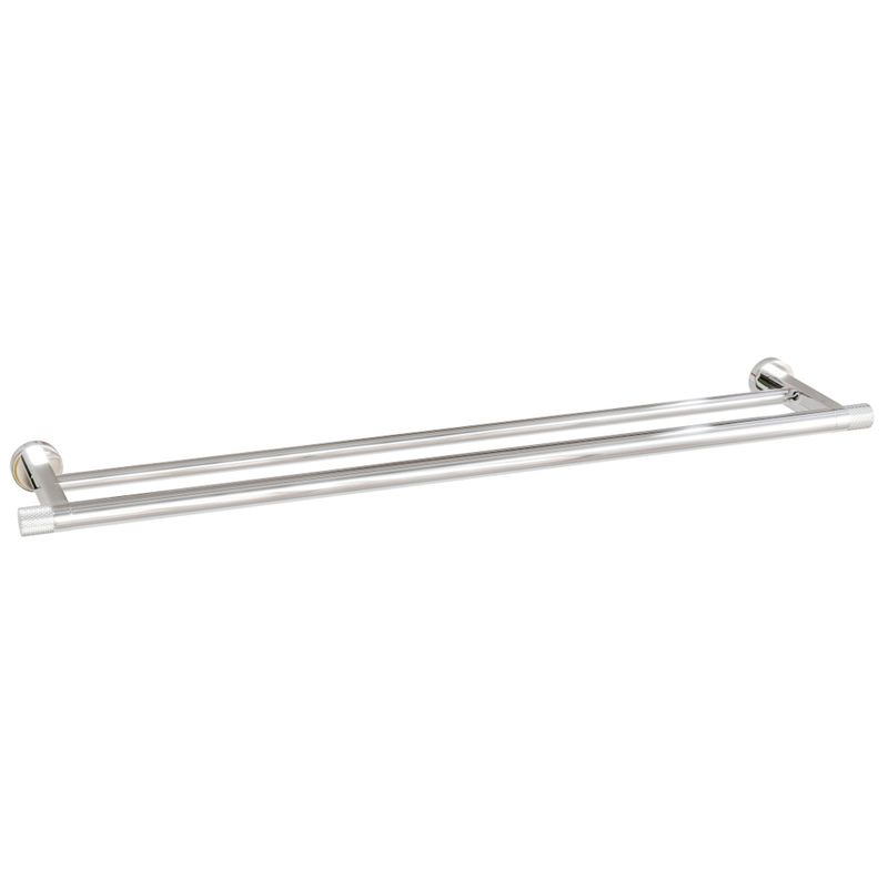 Porta Toalha Duplo Zigrinato Diverse 600 mm Aco Inox 304 Polido Italy Line 82749_0