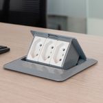 Caixa Pratik 128 de Sobrepor 3 Blocos R10 com 3 Tomadas Eletricas Qtmov 46304_02