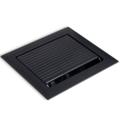 Caixa Pop Facility 3 com 2 Tomadas 20A USB-A e USB-C Qm14321 Preto Qtmov