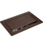 Caixa Pop 4 Blocos com 3 Tomadas 20A e Usb A e C Marrom Qtmov 82672_01