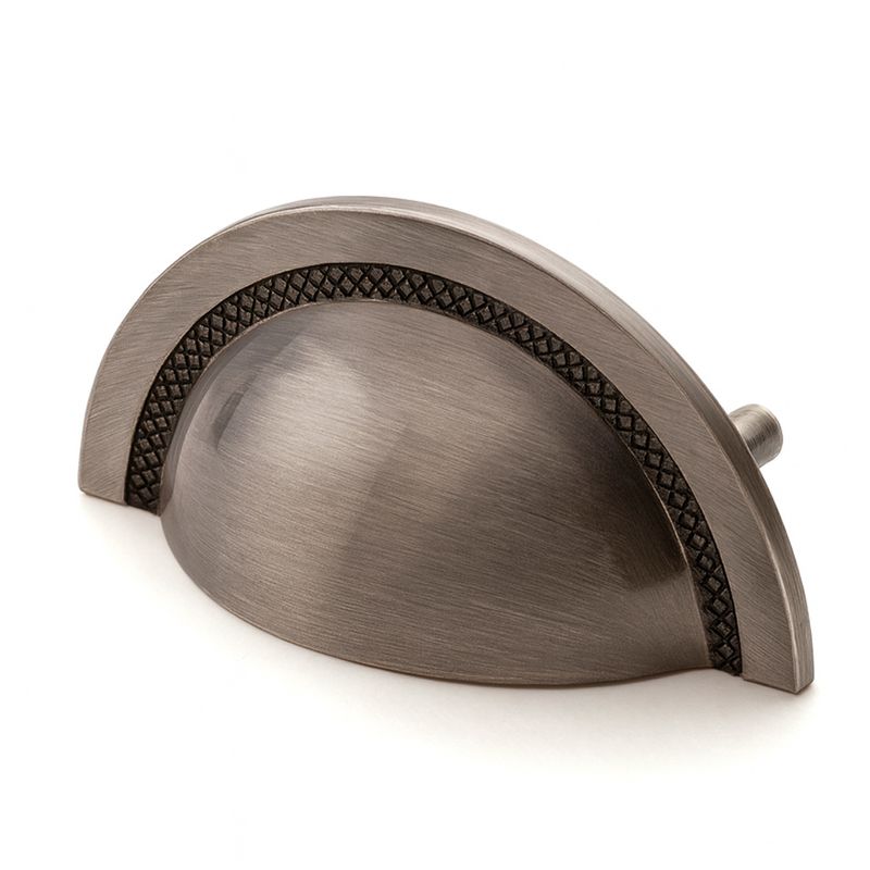 Puxador Concha Shell Niquel Velho Zen03