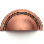 Puxador Concha Shell 64mm Vecchio Cobre Zen