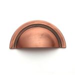 Puxador Concha Shell 48mm Vecchio Cobre Zen