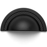 Puxador Concha Shell 64mm Preto Zen