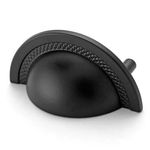 Puxador Concha Shell Preto Zen