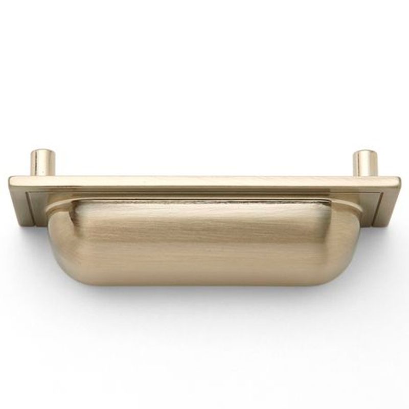 Puxador Plymouth 80mm Gold escovado Zen02