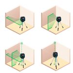 Nivel a Laser de Linhas Verdes 15 Metros com Pontos Gcl 2-50 G Bosch 62135_11