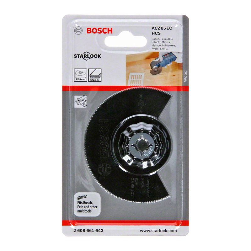Serra Circular Segmentada para Multicortadora Hcs Acz 85 Ec Wood 85mm Bosch 66089_01