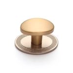Puxador Beetle com Base Granada Gold Escovado Zen 51237_01