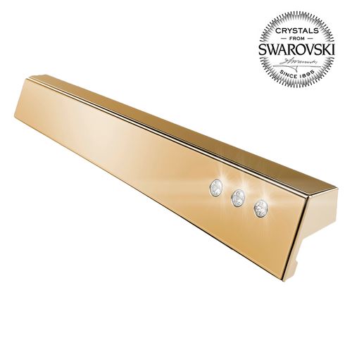 Puxador Ken Diamond 128mm Dourado Matte Zen