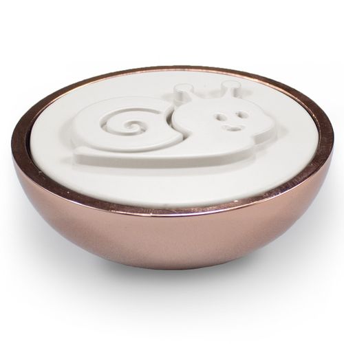 Puxador Infantil Pignatta Caracol 62mm Rosê / Fieno Zen