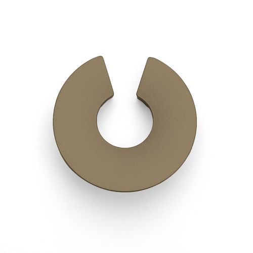 Puxador Caiapó 55 x 55mm Bronze Zen