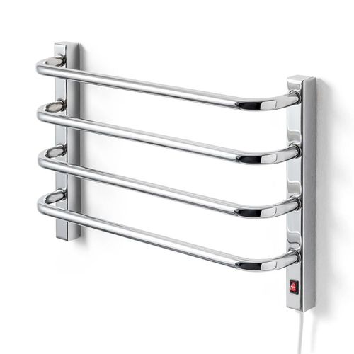 Toalheiro Térmico para 1 Toalha 110V Fio Direito Cromado Flape